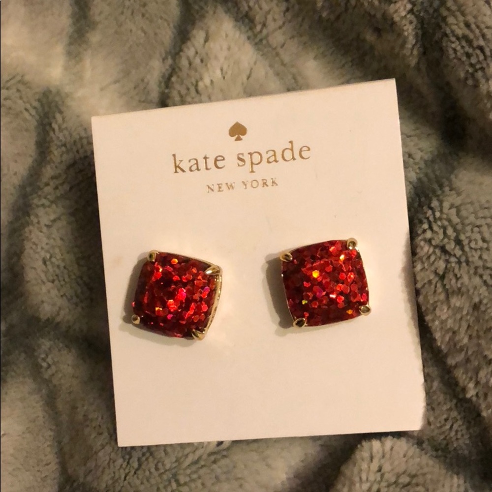 Kate spade red earrings